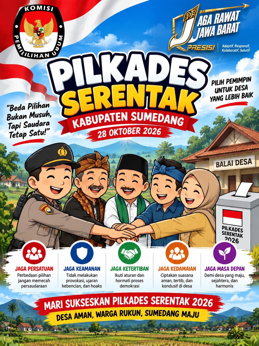 HIMBAUAN KAMTIBMAS PILKADES SERENTAK KABUPATEN SUMEDANG 2026