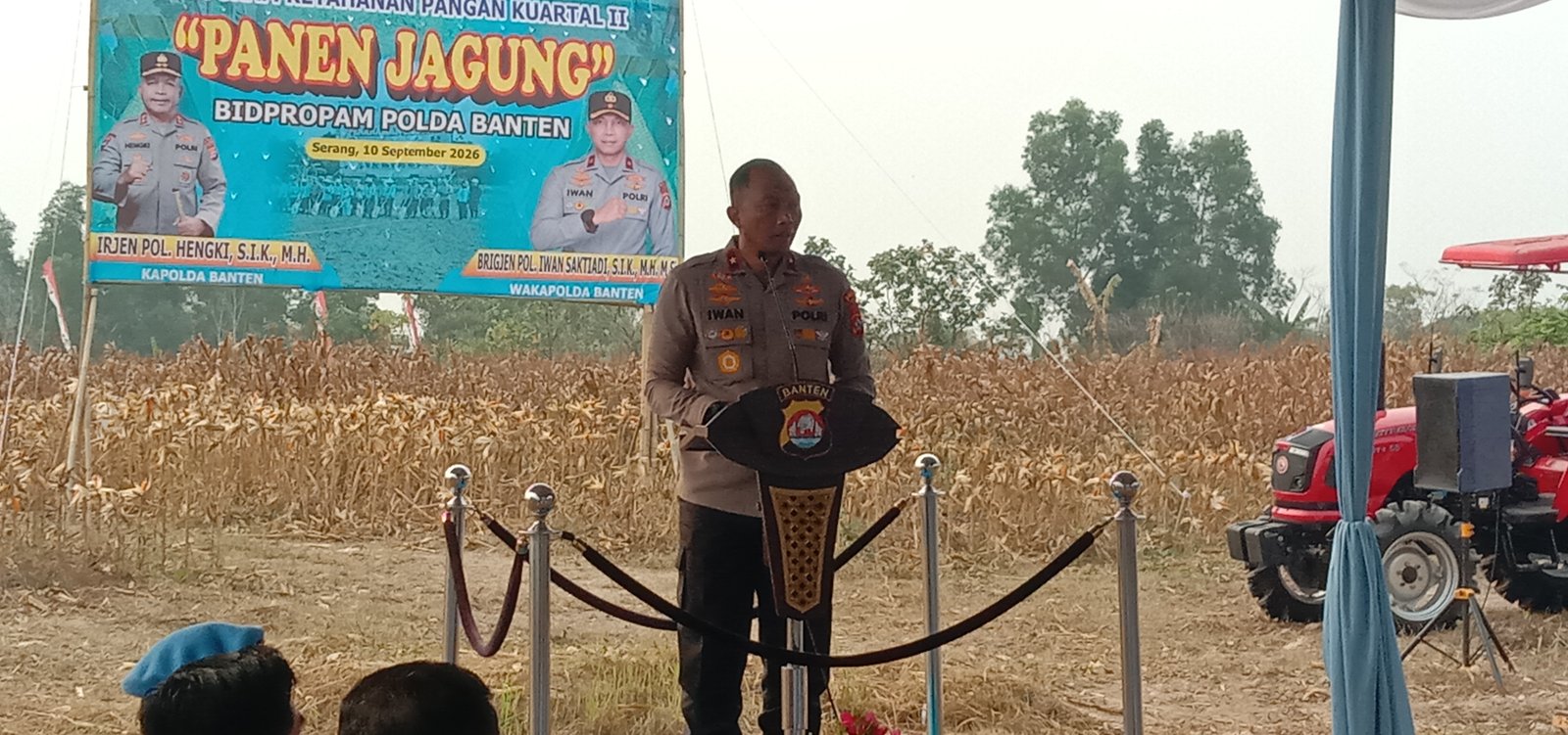 Polda Banten Panen Jagung, 7.000 Hektare Disiapkan Untuk Perkuat Ketahanan Pangan